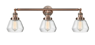 Fulton - 3 Light - 30 inch - Antique Copper - Bath Vanity Light (3442|205-AC-G172)