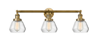 Fulton - 3 Light - 30 inch - Brushed Brass - Bath Vanity Light (3442|205-BB-G172)