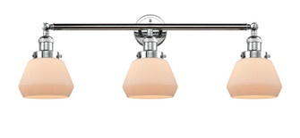 Fulton - 3 Light - 30 inch - Polished Chrome - Bath Vanity Light (3442|205-PC-G171)
