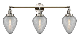 Geneseo - 3 Light - 32 inch - Polished Nickel - Bath Vanity Light (3442|205-PN-G165)
