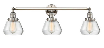 Fulton - 3 Light - 30 inch - Polished Nickel - Bath Vanity Light (3442|205-PN-G172)