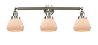 Fulton - 3 Light - 30 inch - Brushed Satin Nickel - Bath Vanity Light (3442|205-SN-G171)