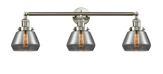 Fulton - 3 Light - 30 inch - Brushed Satin Nickel - Bath Vanity Light (3442|205-SN-G173)