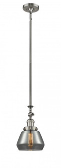 Fulton - 1 Light - 7 inch - Brushed Satin Nickel - Stem Hung - Adjustable Mini Pendant (3442|206-SN-G173)