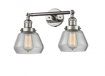 Fulton - 2 Light - 17 inch - Polished Nickel - Adjustable Bath Vanity Light (3442|208-PN-G172)