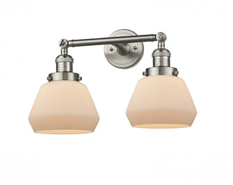 Fulton - 2 Light - 17 inch - Brushed Satin Nickel - Adjustable Bath Vanity Light (3442|208-SN-G171)