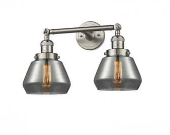 Fulton - 2 Light - 17 inch - Brushed Satin Nickel - Adjustable Bath Vanity Light (3442|208-SN-G173)