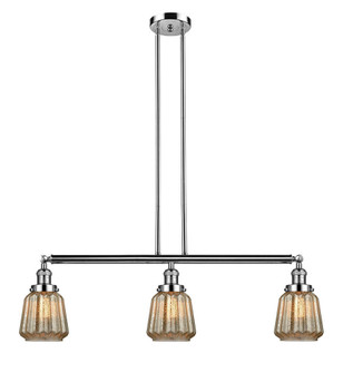 Chatham - 3 Light - 39 inch - Polished Nickel - Stem Hung - Adjustable Island Light (3442|213-PN-G146)