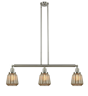 Chatham - 3 Light - 39 inch - Brushed Satin Nickel - Stem Hung - Adjustable Island Light (3442|213-SN-G146)
