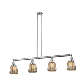 Chatham - 4 Light - 51 inch - Brushed Satin Nickel - Stem Hung - Adjustable Island Light (3442|214-SN-G146)