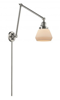Fulton - 1 Light - 8 inch - Brushed Satin Nickel -Adjustable Swing Arm (3442|238-SN-G171)