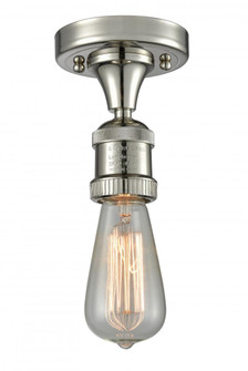 Bare Bulb - 1 Light - 5 inch - Polished Nickel - Semi-Flush Mount (3442|517-1C-PN)