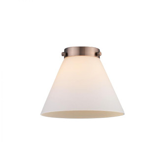 Cone - 8 inch - Cased Matte White Glass (3442|G41)