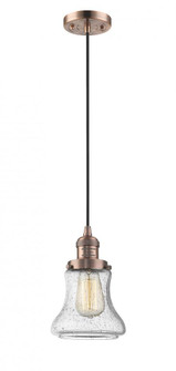 Bellmont - 1 Light - 6 inch - Antique Copper - Cord hung - Mini Pendant (3442|201C-AC-G194)