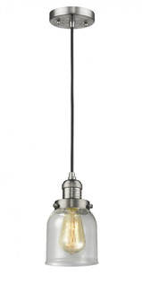 Bell - 1 Light - 5 inch - Brushed Satin Nickel - Cord hung - Mini Pendant (3442|201C-SN-G54)