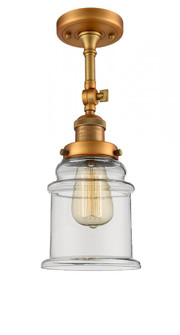 Canton - 1 Light - 6 inch - Brushed Brass - Adjustable Semi-Flush Mount (3442|201F-BB-G182)