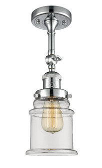 Canton - 1 Light - 6 inch - Polished Chrome - Adjustable Semi-Flush Mount (3442|201F-PC-G182)