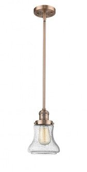 Bellmont - 1 Light - 7 inch - Antique Copper - Stem Hung - Mini Pendant (3442|201S-AC-G194)