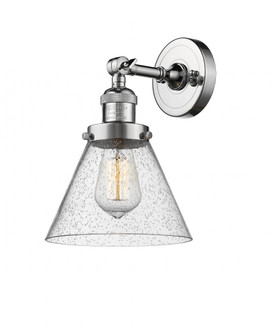 Cone - 1 Light - 8 inch - Polished Chrome - Adjustable Sconce (3442|203-PC-G44)