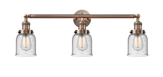 Bell - 3 Light - 30 inch - Antique Copper - Bath Vanity Light (3442|205-AC-G54)