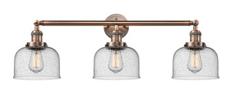 Bell - 3 Light - 32 inch - Antique Copper - Bath Vanity Light (3442|205-AC-G74)