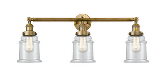 Canton - 3 Light - 30 inch - Brushed Brass - Bath Vanity Light (3442|205-BB-G182)