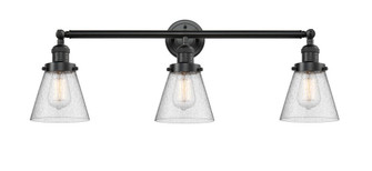 Cone - 3 Light - 30 inch - Oil Rubbed Bronze - Bath Vanity Light (3442|205-OB-G64)