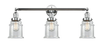 Canton - 3 Light - 30 inch - Polished Chrome - Bath Vanity Light (3442|205-PC-G182)