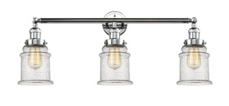 Canton - 3 Light - 30 inch - Polished Chrome - Bath Vanity Light (3442|205-PC-G184)