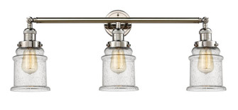 Canton - 3 Light - 30 inch - Polished Nickel - Bath Vanity Light (3442|205-PN-G184)