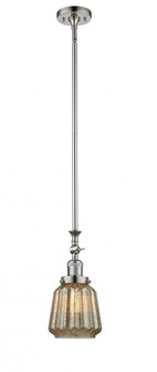 Chatham - 1 Light - 7 inch - Polished Nickel - Stem Hung - Adjustable Mini Pendant (3442|206-PN-G146)