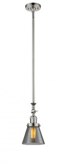 Cone - 1 Light - 6 inch - Polished Nickel - Stem Hung - Adjustable Mini Pendant (3442|206-PN-G63)