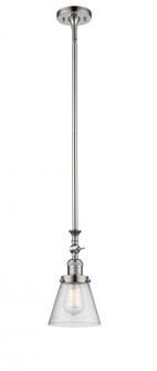 Cone - 1 Light - 6 inch - Polished Nickel - Stem Hung - Adjustable Mini Pendant (3442|206-PN-G64)