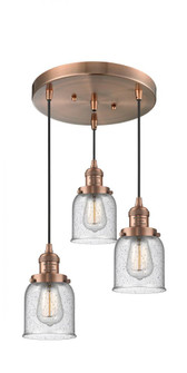 Small Bell 3 Light Multi-Pendant (3442|211/3-AC-G54)