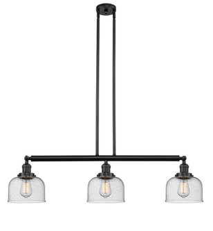 Bell - 3 Light - 41 inch - Oil Rubbed Bronze - Stem Hung - Adjustable Island Light (3442|213-OB-G74)