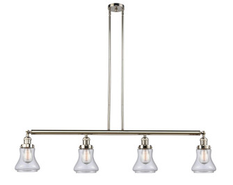 Bellmont - 4 Light - 51 inch - Polished Nickel - Stem Hung - Adjustable Island Light (3442|214-PN-G192)