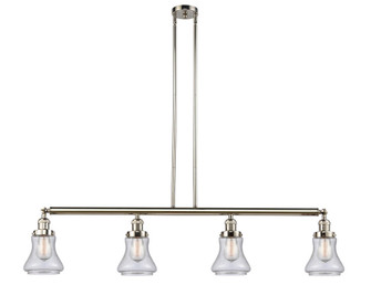 Bellmont - 4 Light - 51 inch - Polished Nickel - Stem Hung - Adjustable Island Light (3442|214-PN-G194)