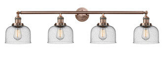 Bell - 4 Light - 44 inch - Antique Copper - Adjustable Bath Vanity Light (3442|215-AC-G74)