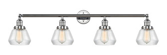 Fulton - 4 Light - 43 inch - Polished Chrome - Adjustable Bath Vanity Light (3442|215-PC-G172)