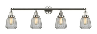 Chatham - 4 Light - 42 inch - Polished Nickel - Adjustable Bath Vanity Light (3442|215-PN-G142)