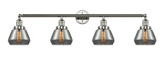 Fulton - 4 Light - 43 inch - Polished Nickel - Adjustable Bath Vanity Light (3442|215-PN-G173)