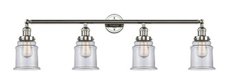 Canton - 4 Light - 42 inch - Polished Nickel - Adjustable Bath Vanity Light (3442|215-PN-G182)