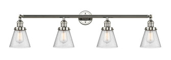 Cone - 4 Light - 42 inch - Polished Nickel - Adjustable Bath Vanity Light (3442|215-PN-G64)
