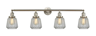 Chatham - 4 Light - 42 inch - Brushed Satin Nickel - Adjustable Bath Vanity Light (3442|215-SN-G142)