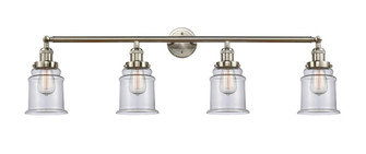 Canton - 4 Light - 42 inch - Brushed Satin Nickel - Adjustable Bath Vanity Light (3442|215-SN-G182)