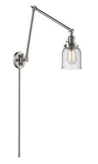 Bell - 1 Light - 8 inch - Brushed Satin Nickel -Adjustable Swing Arm (3442|238-SN-G54)