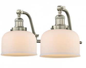 Bell - 2 Light - 18 inch - Brushed Satin Nickel - Adjustable Bath Vanity Light (3442|515-2W-SN-G71)