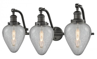 Geneseo - 3 Light - 28 inch - Oil Rubbed Bronze - Adjustable Bath Vanity Light (3442|515-3W-OB-G165)