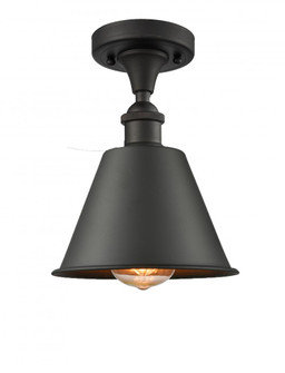 Smithfield - 1 Light - 7 inch - Oil Rubbed Bronze - Semi-Flush Mount (3442|516-1C-OB-M8)