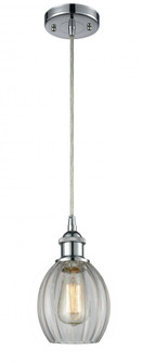 Eaton - 1 Light - 6 inch - Polished Chrome - Cord hung - Mini Pendant (3442|516-1P-PC-G82)